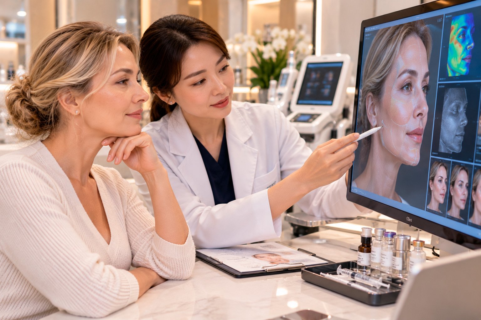 Personalized combination aesthetic treatment in Korea