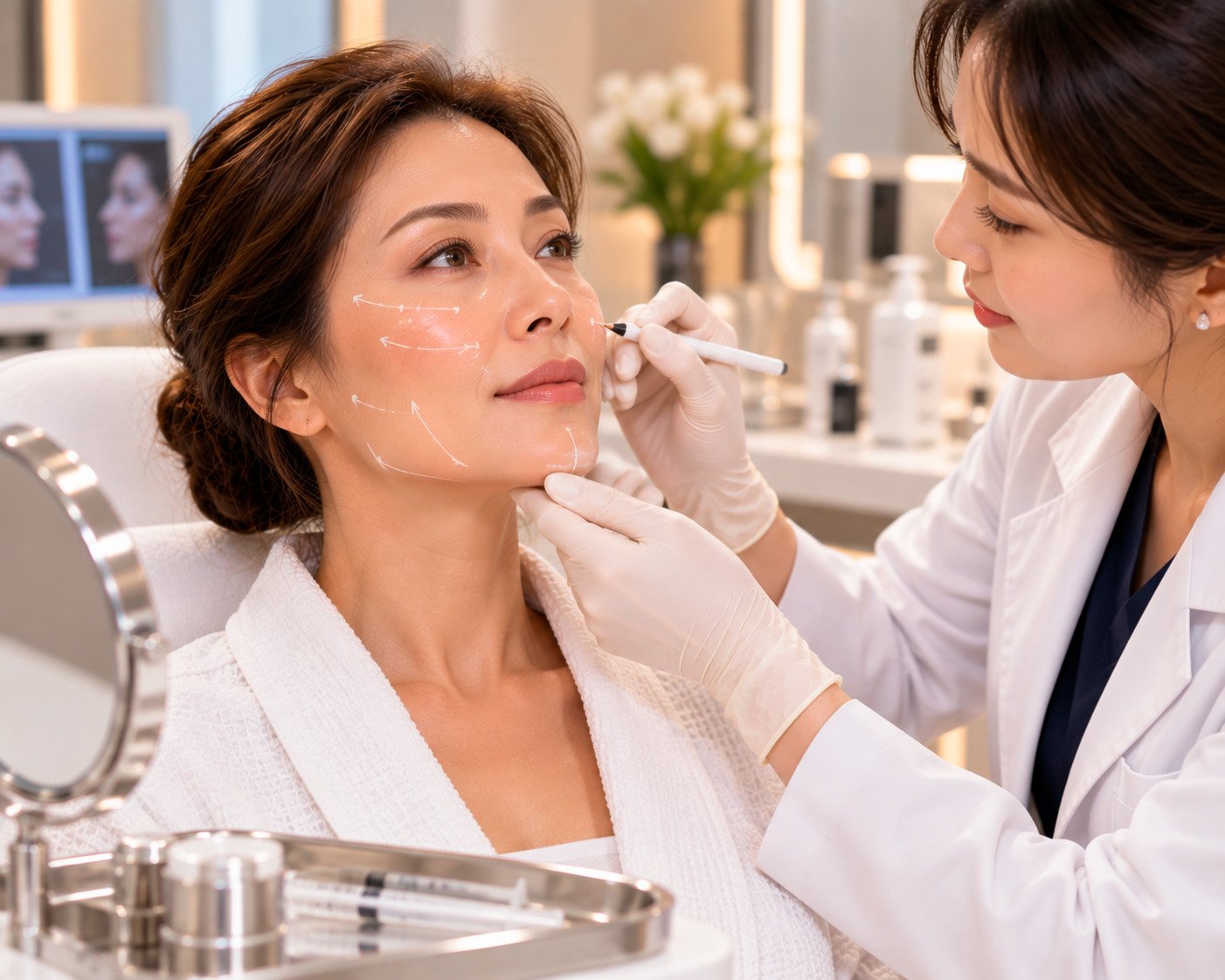 Dermal fillers for facial volume and balance