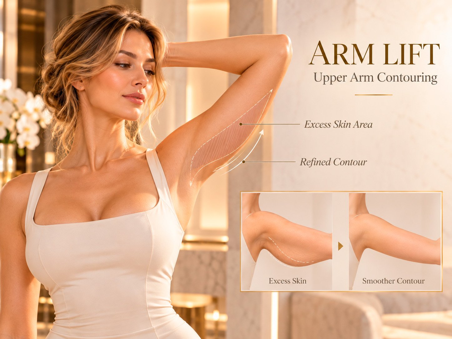 Arm Lift and upper arm contouring